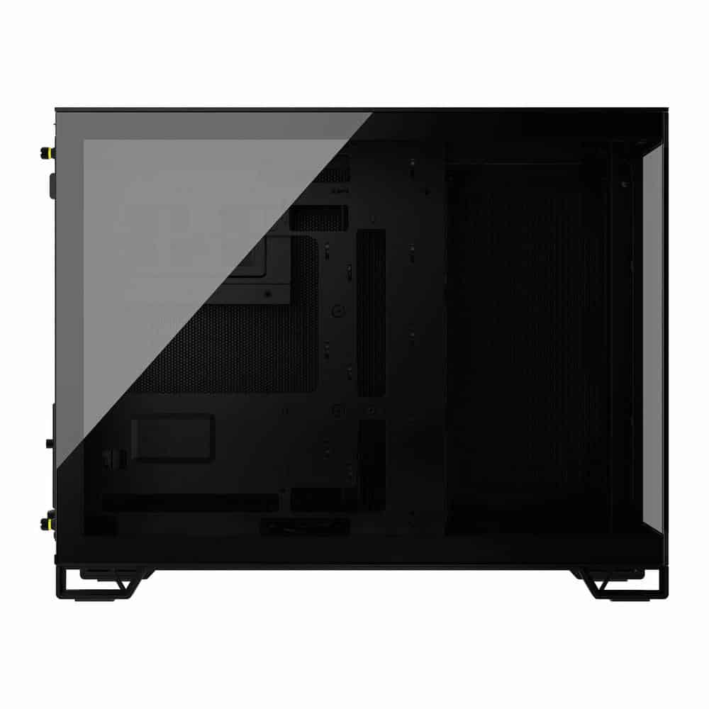 (image for) Corsair 2500X Black Dual Chamber Tempered Glass Micro ATX PC Case